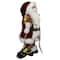 16" Traditional Standing Santa Claus with Name List & Gift Bag